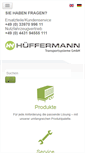 Mobile Screenshot of hueffermann.de